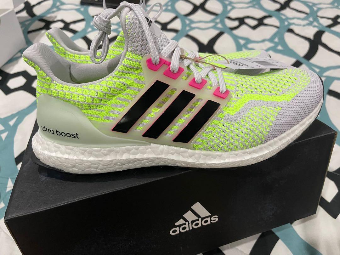 Adidas ultra boost mens glow green hot sale