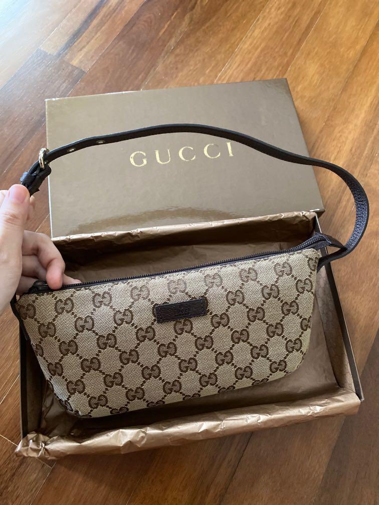 Gucci canvas best sale boat pochette