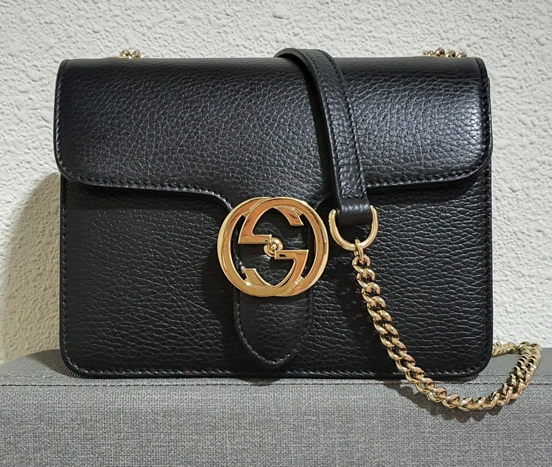 Gucci Interlocking Crossbody Bag, Luxury, Bags & Wallets on Carousell