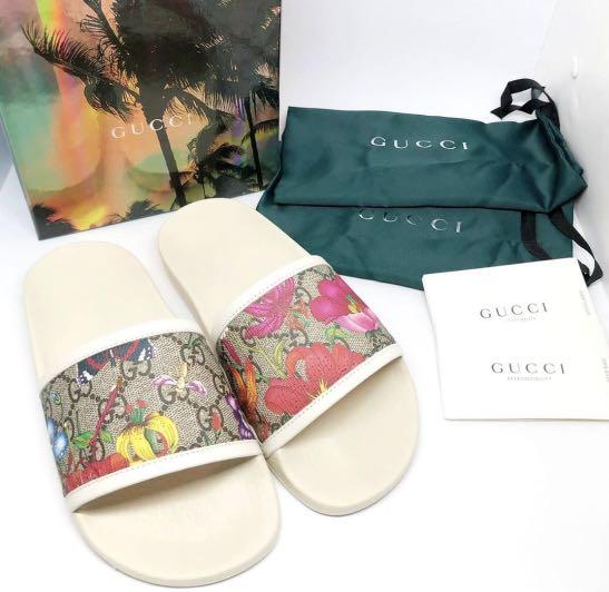 Gucci Supreme Floral Slides. Gucci Slides Size 35. Women s