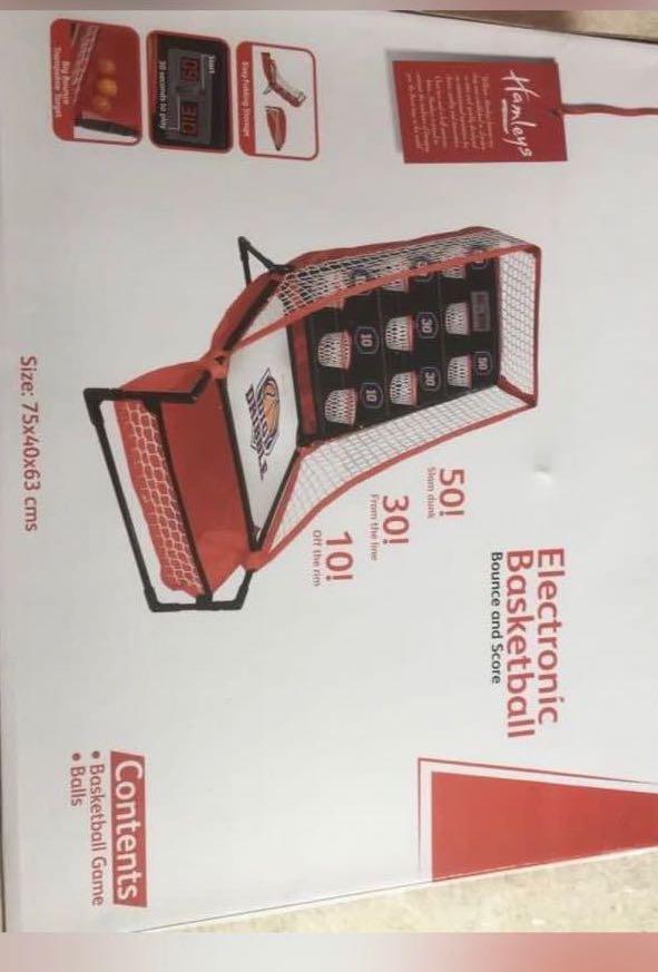 Hamleys Electronic Basketball set, Hobbies & Toys, Toys & Games on