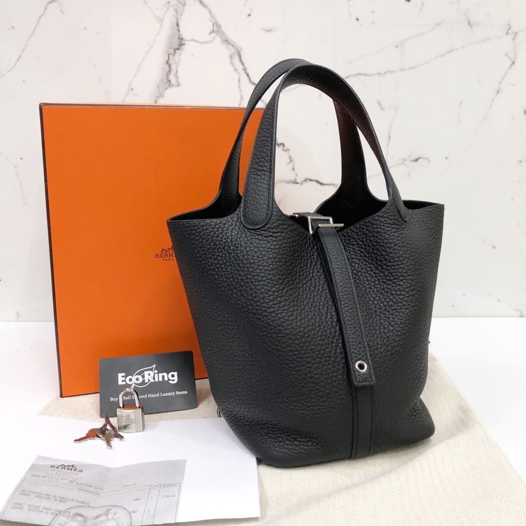 Hermes Picotin 18 Chai Clemence, Luxury, Bags & Wallets on Carousell