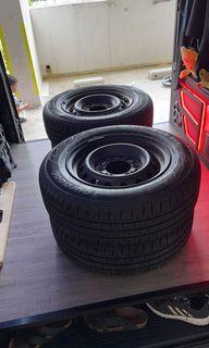 Hiace 15inch low profile tyre