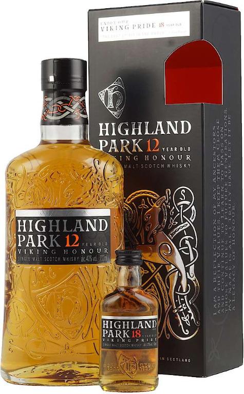 Highland Park 12 Year Old Viking Honour (附送18年酒辦50ml - 1支) - 香港行貨, 嘢食& 嘢飲,  酒精飲料- Carousell