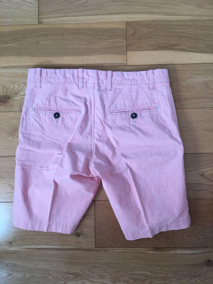 H M LOGG Pink shorts Men s Fashion Bottoms Shorts on Carousell