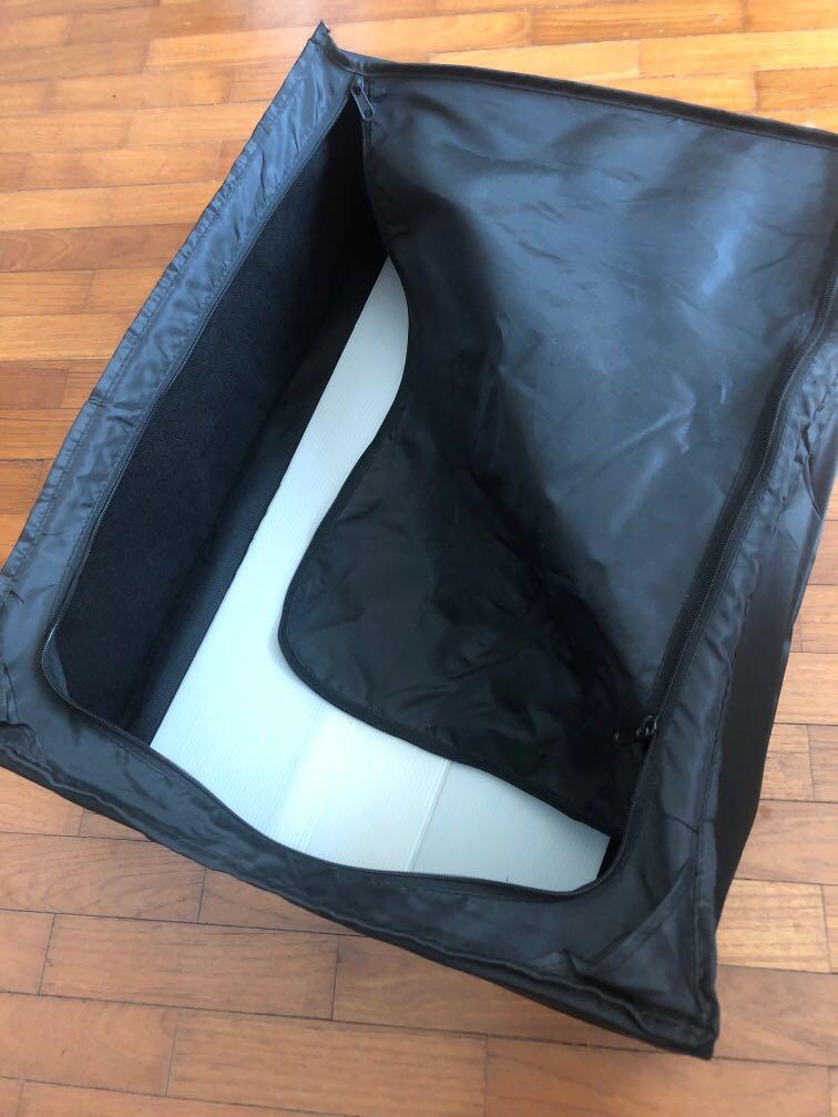 IKEA black storage box, Furniture & Home Living, Home Improvement