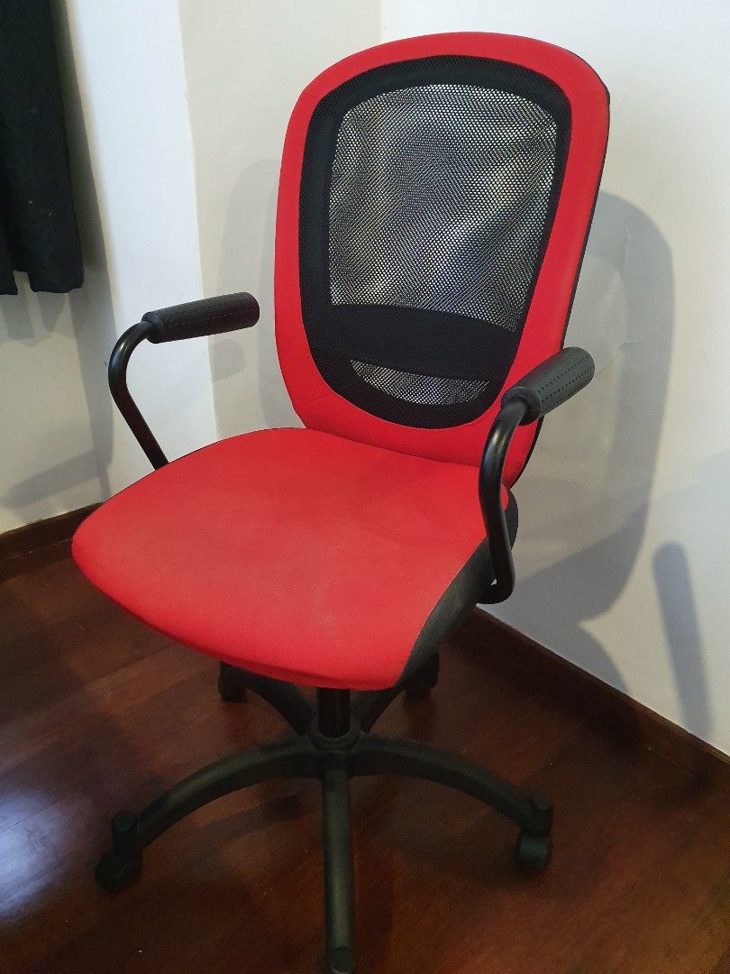 Ikea Office Chair with armrest, Furniture & Home Living, Furniture