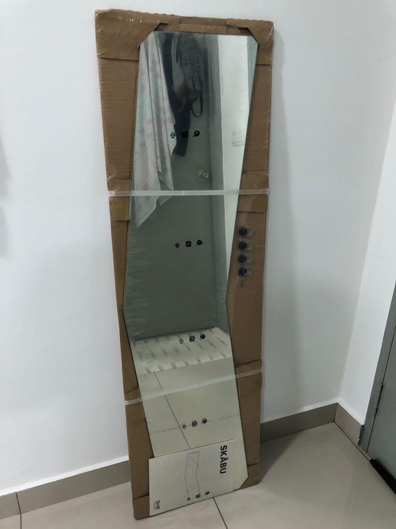 IKEA SKABU MIRROR, Furniture & Home Living, Home Decor, Carpets, Mats & Flooring on Carousell
