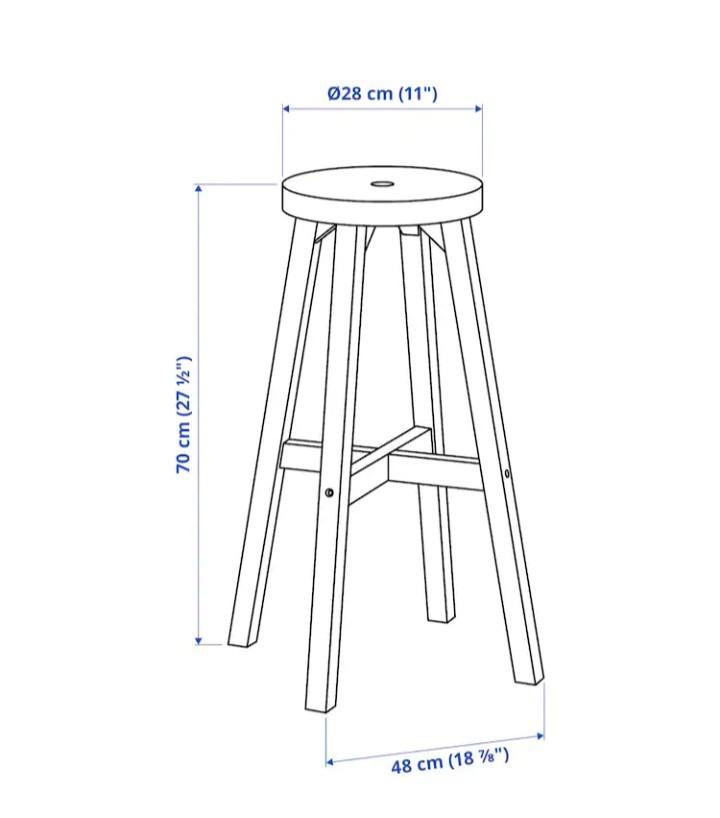 Skogsta best sale bar stool