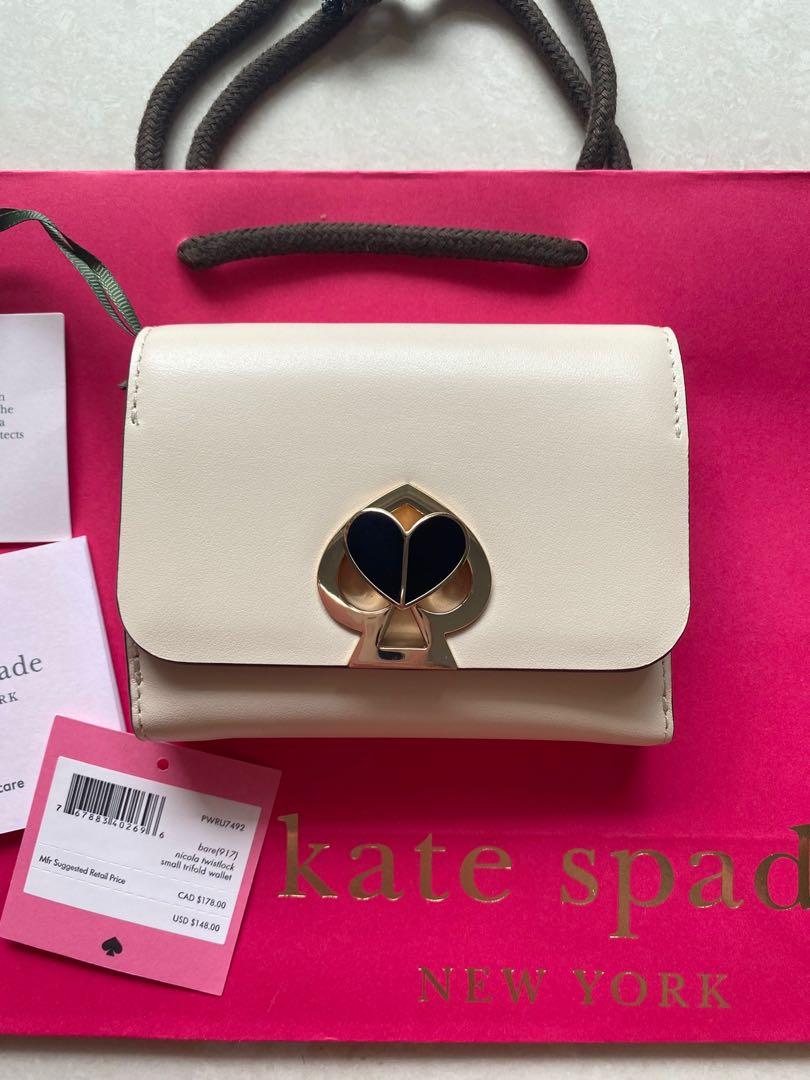 kate spade, Bags, Kate Spade Nicola Twistlock Small Trifold Wallet