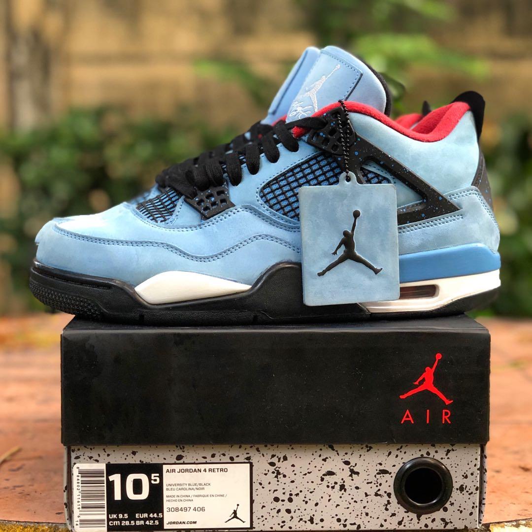 travis scott 4s size 11
