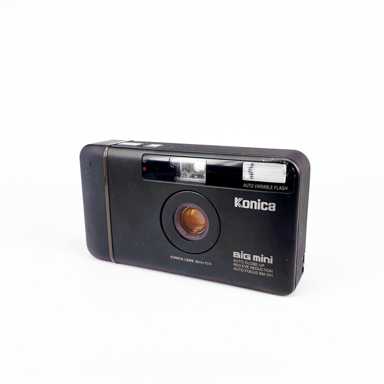 Junk Konica Big Mini Bm 301 Compact Film Camera Photography Cameras On Carousell