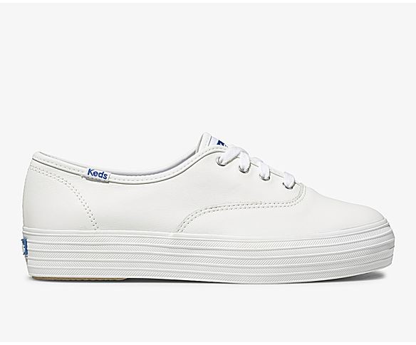 Keds Triple Decker White Leather