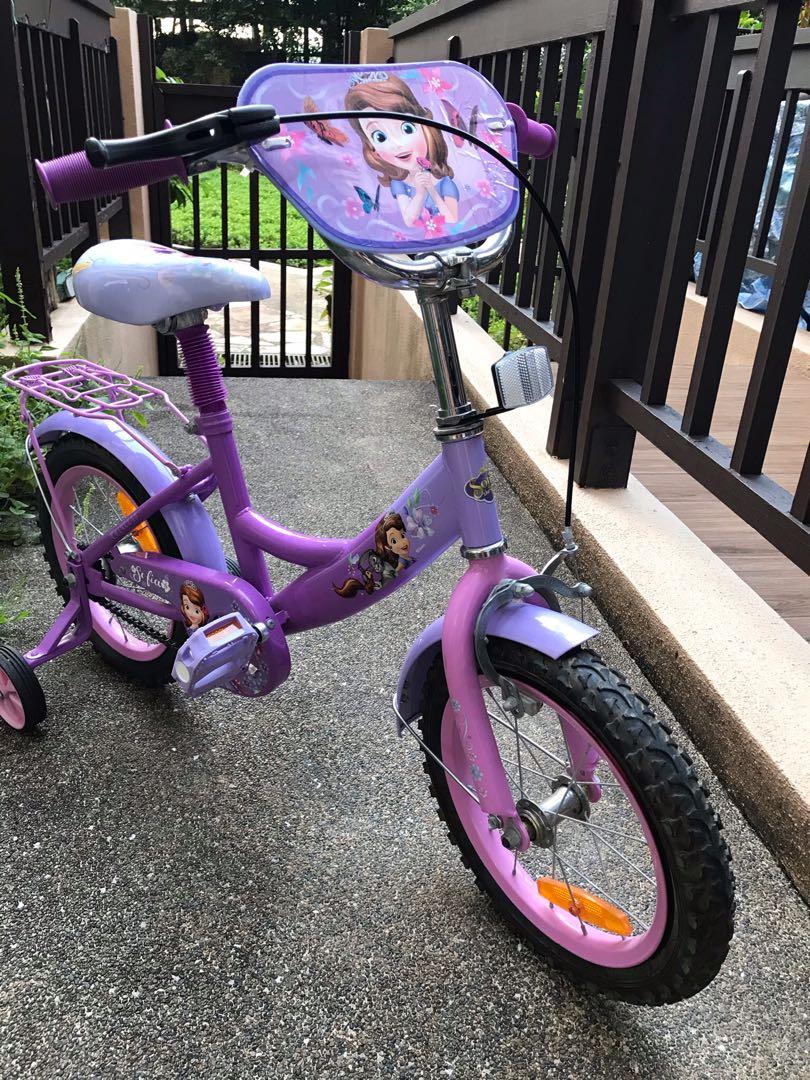 Sofia the first hotsell bicycle