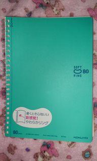 Kokuyo Soft Ring Lined Notebook 80 sheets