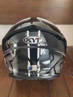 Kyt NF-J Motocycle Open Face Helmet NFJ Motion White