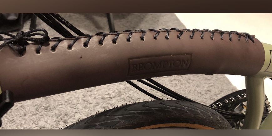 Brompton leather frame 2025 protector