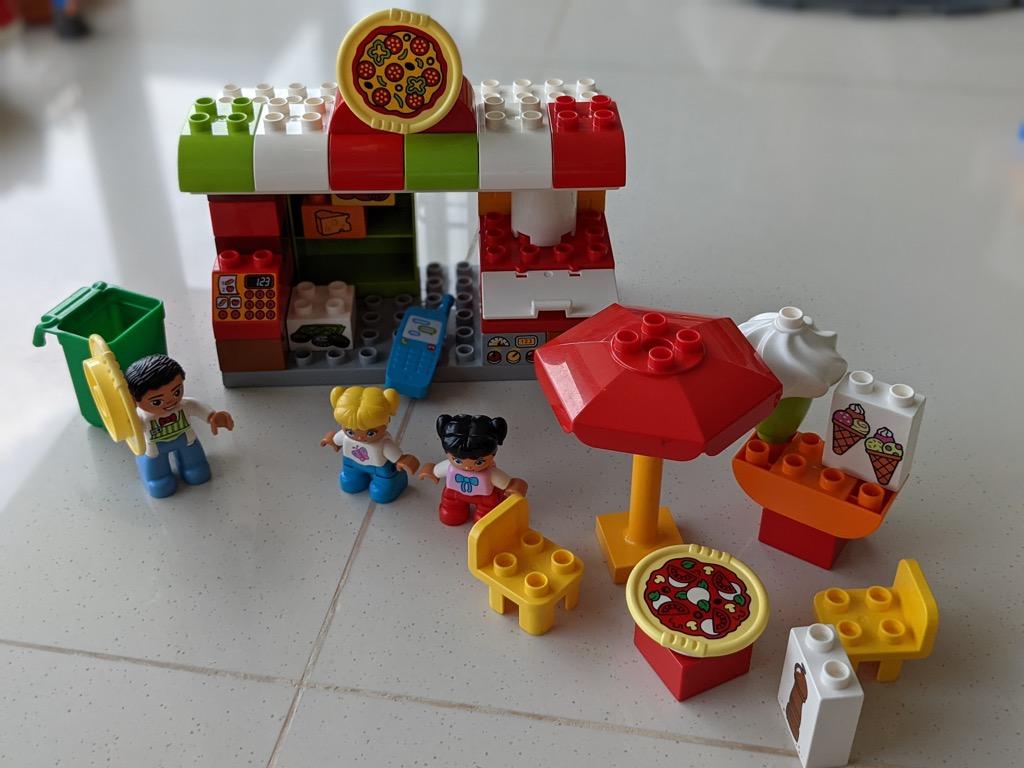Lego duplo pizza shop shop