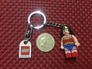 Lego wonder woman keychain