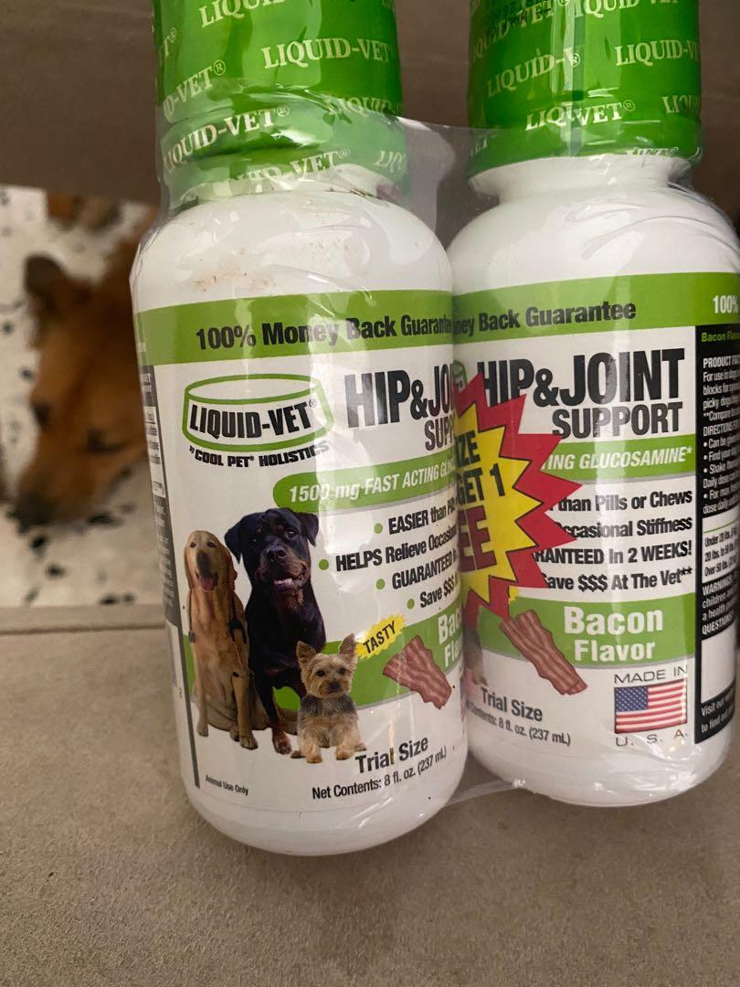 Liquid vet hip and joint clearance
