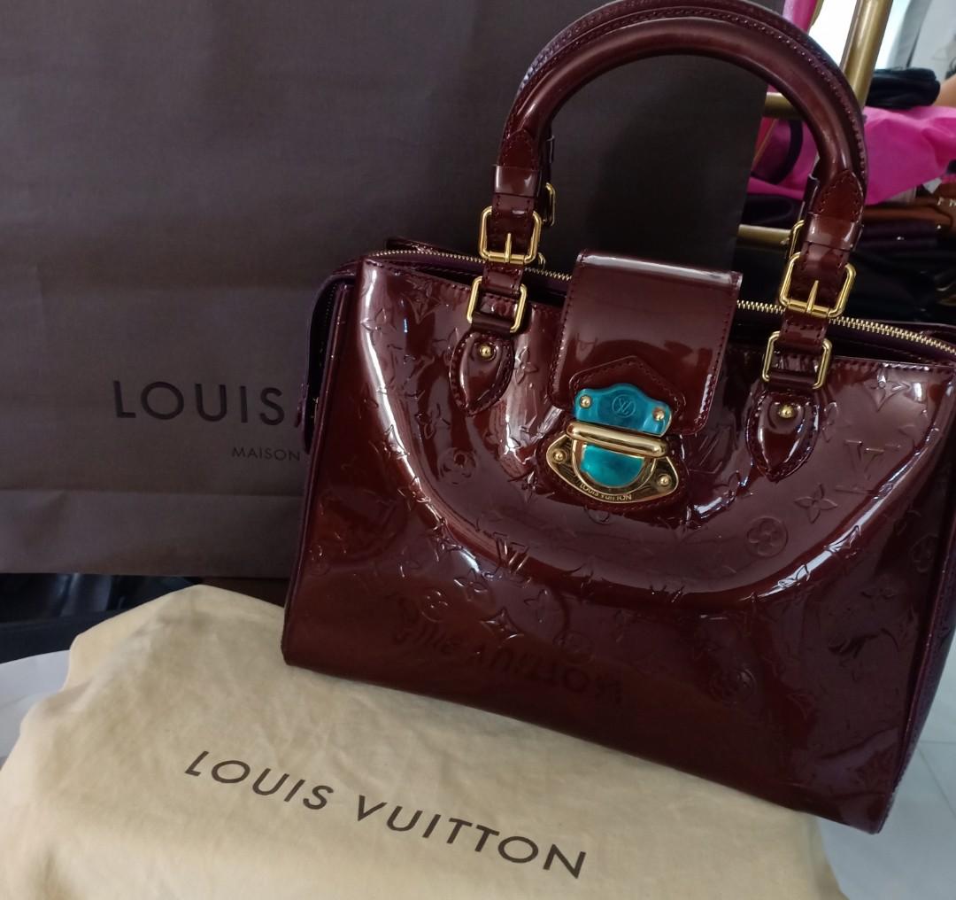 Louis Vuitton Vernis Melrose Avenue Amarante - Monogram Rouge