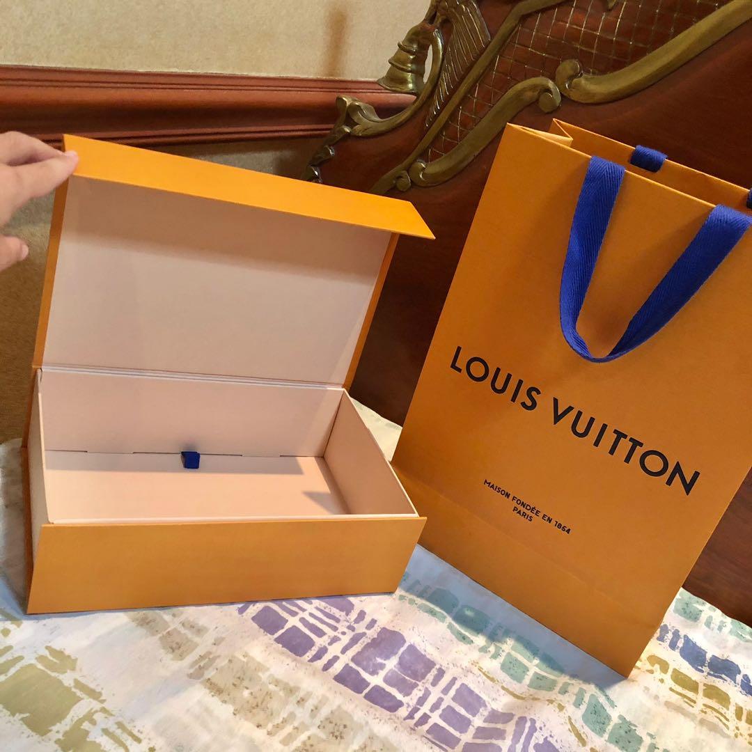 Authentic Louis Vuitton Magnetic Empty Gift Box 10.75”x 7”x 3 Inches