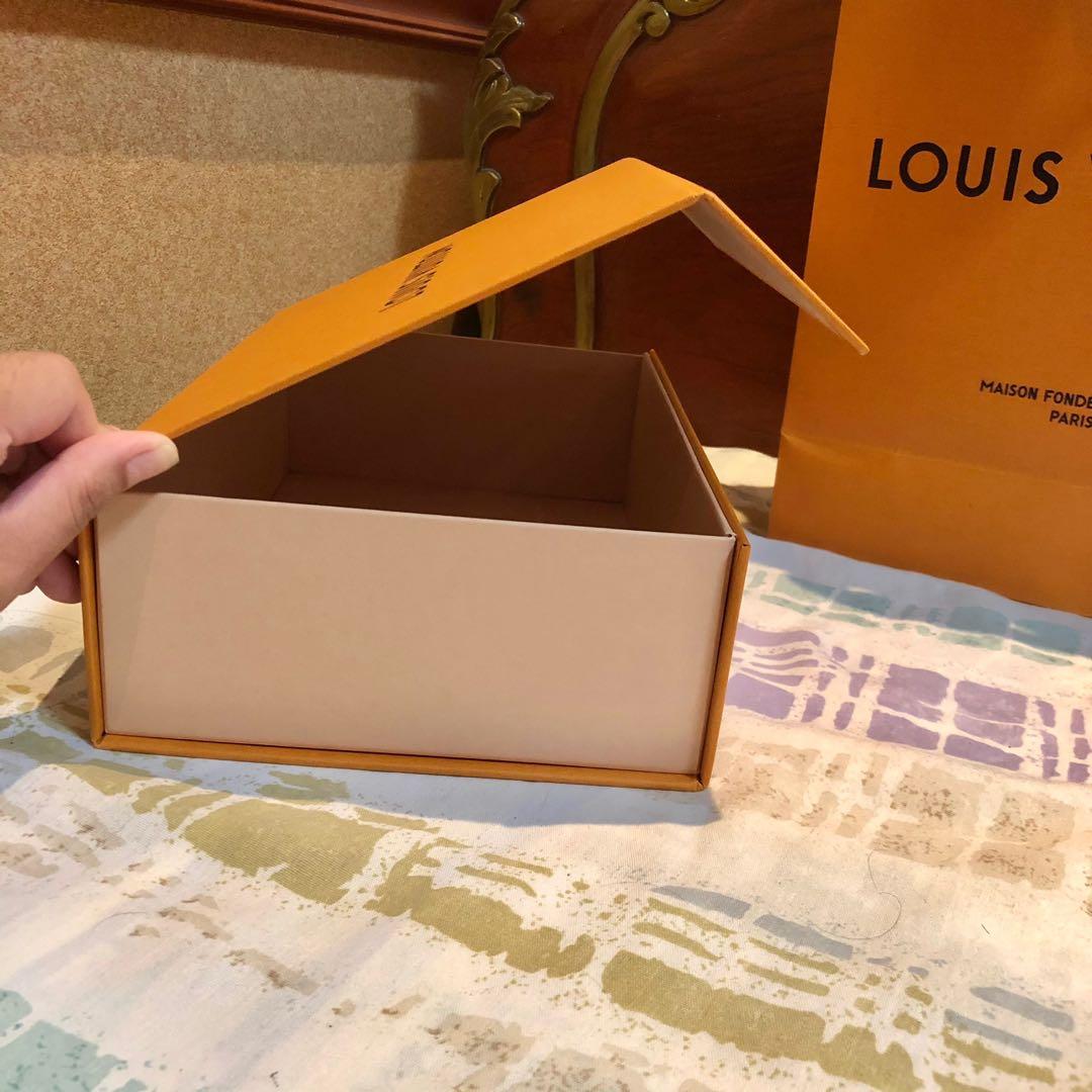 Authentic Louis Vuitton Magnetic Style Empty Gift Box 10.75”x 7”x 3 Inches .