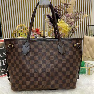 JFab Closet* Louis Vuitton Tote Bag Neverfull PM Damier *PreLoved* –