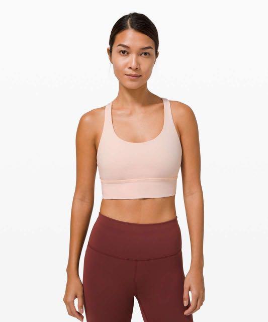 Lululemon Energy Bra Long Line Feather 