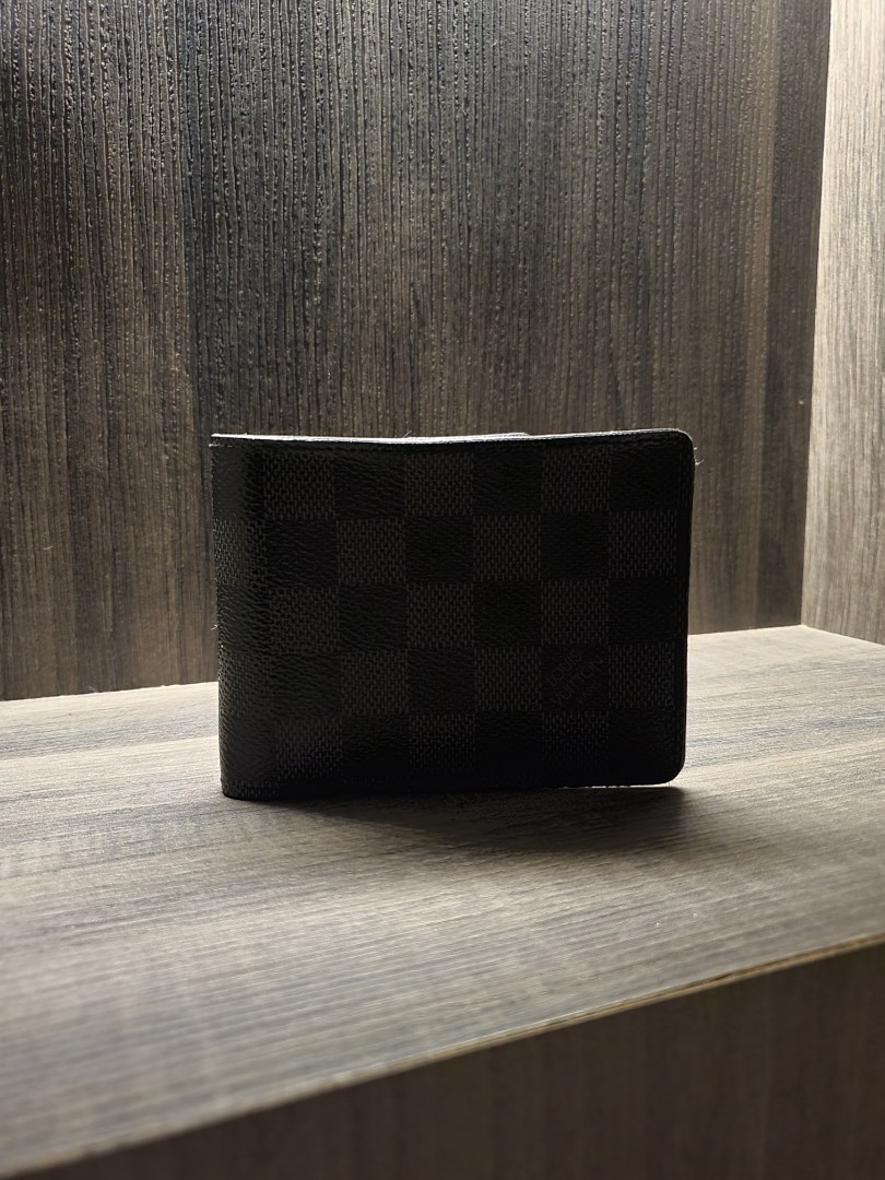 LV x YK Marco Wallet - Luxury Monogram Eclipse Grey