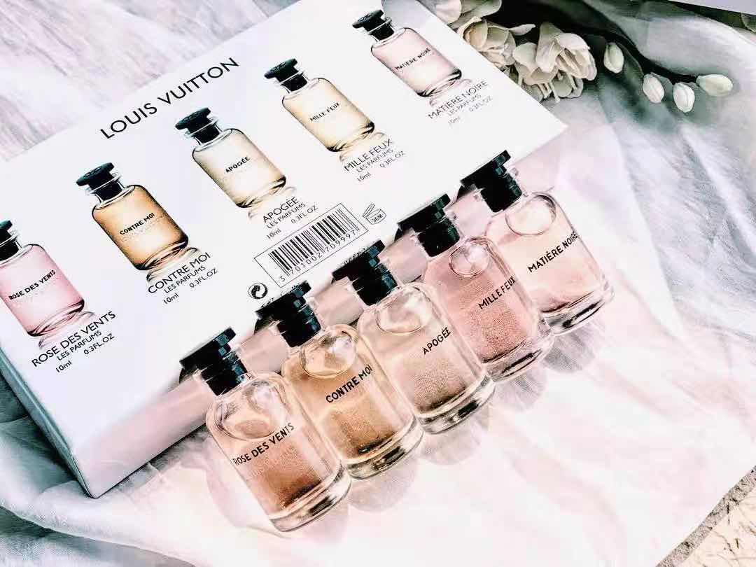 💯 ORI Louis Vuitton Miniature Perfume Set 5 in 1 Each 10ml