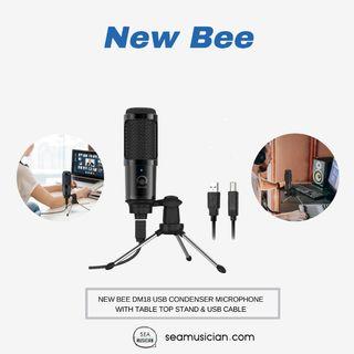 Condenser Microphone & Led Ring Light - Brand New