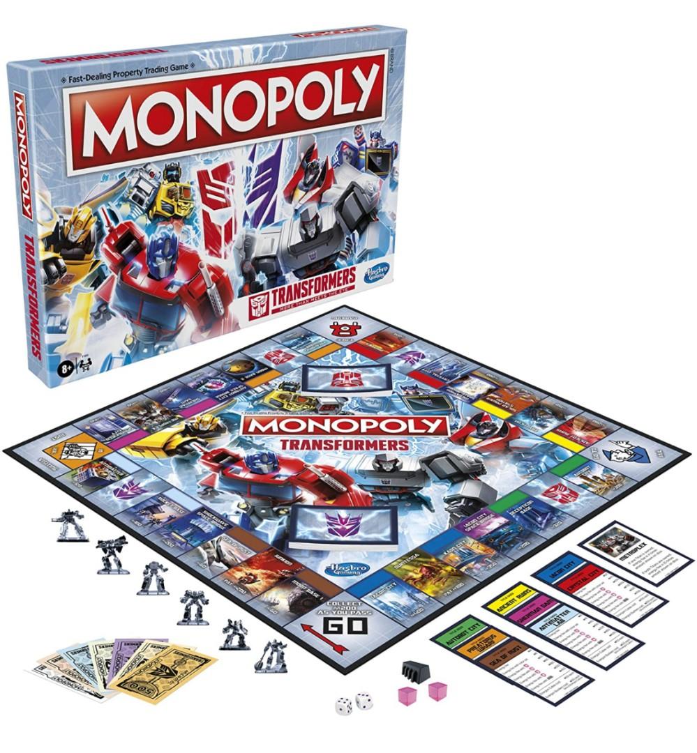 New Release Monopoly Transformers Edition Board Game Authentic Hobbies Toys Toys Games On Carousell
