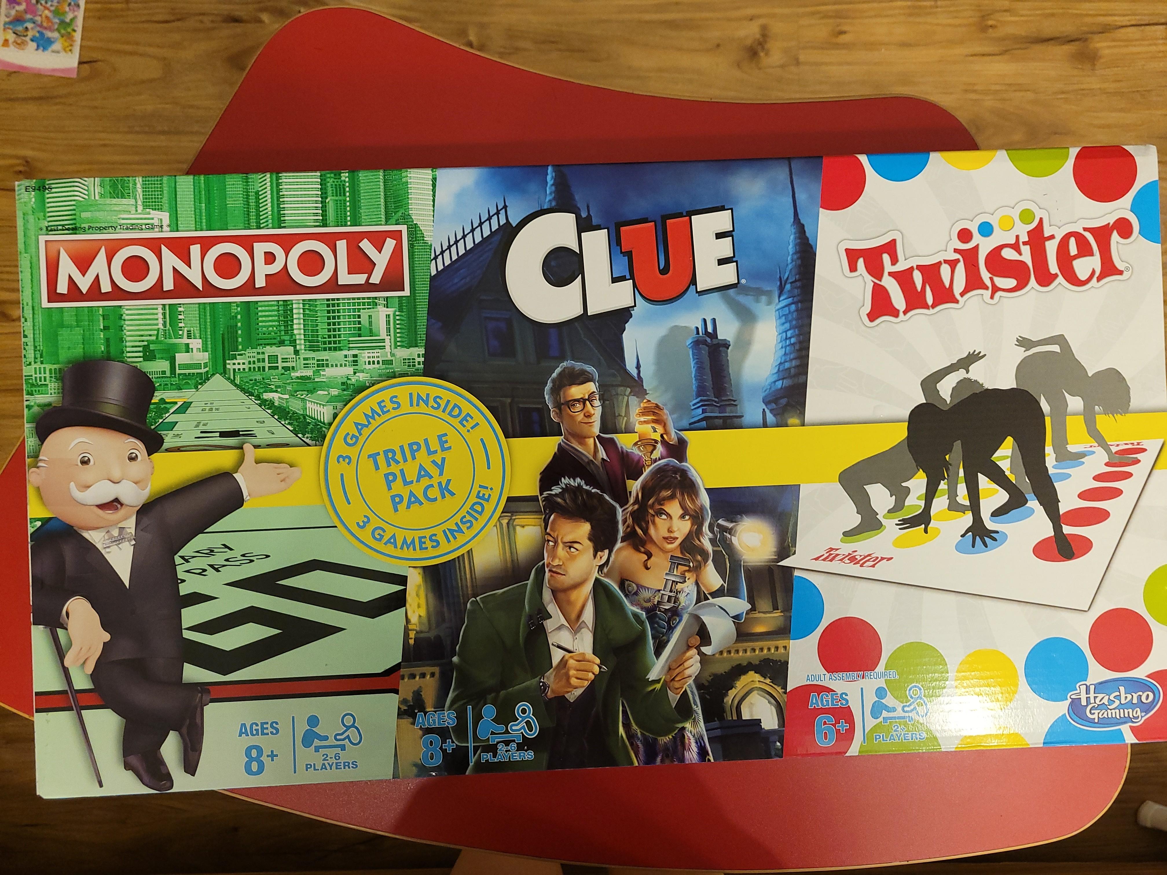 Monopoly triple play pack, Hobbies & Toys, Toys & Games on Carousell