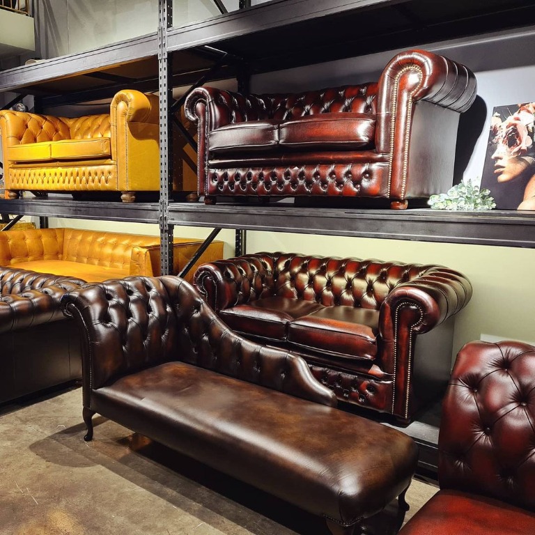 (New) Chesterfield Sofa New Showroom Ready Stocks, Furniture & Home