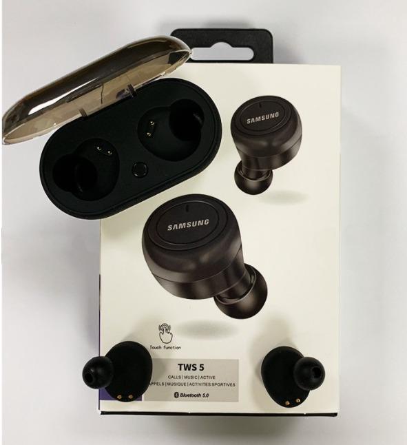 NEW High Quality Samsung TWS5 Wireless Bluetooth SoundSport Headphones Sweatproof Earphone Handsfree Sports Earbuds