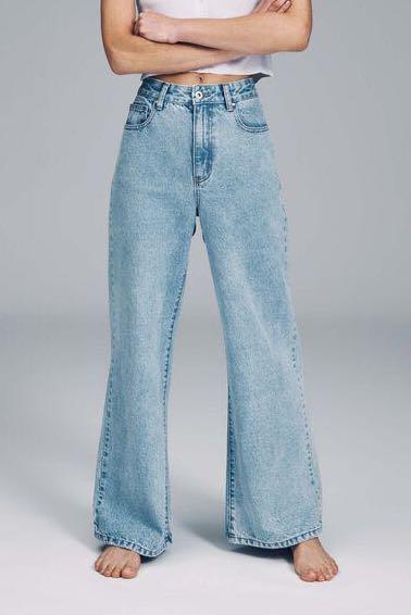 NEW Petite Wide Leg Jeans Cotton On 