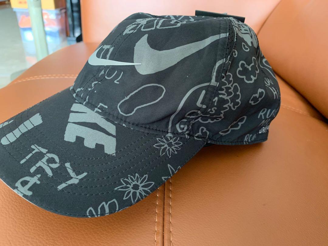 Nike Aerobill Running Featherlight Cap Sports Equipment Other Sports Equipment and Supplies on Carousell