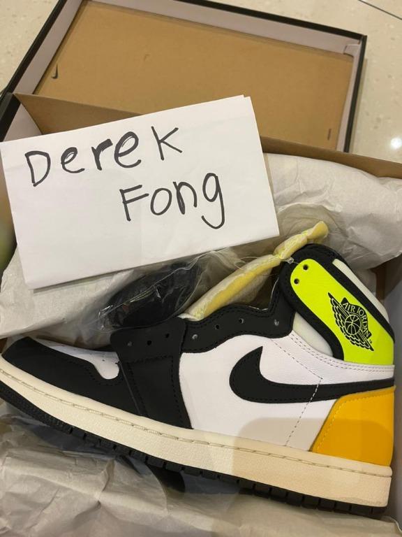 NIKE AIR JORDAN 1 HIGH VOLT GOLD #NIKE #NIKESNKRS #SNKRS #AJ1