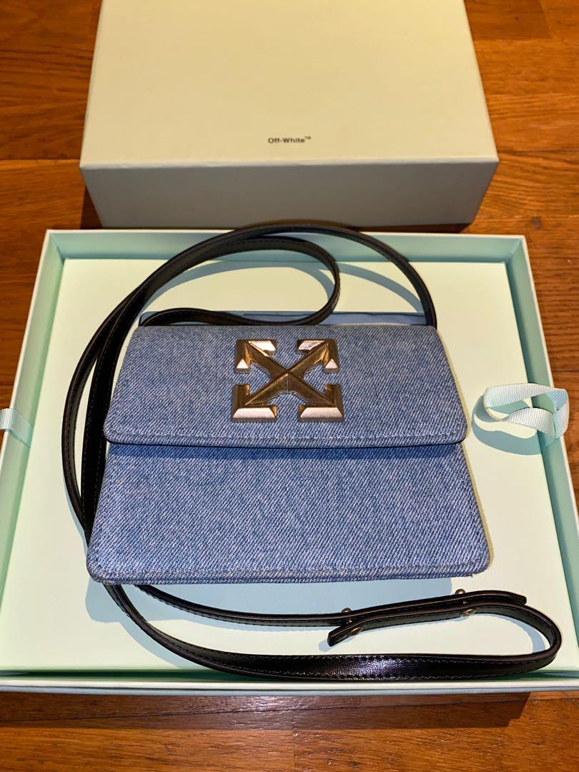 Off white denim bag