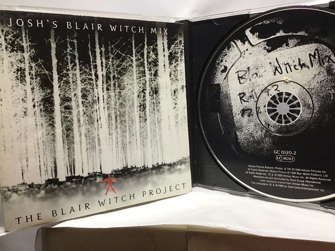 Original Press Blair Witch Project Oop 1999 Cd Anubis Rock Soundtrack Hobbies And Toys Music 6059