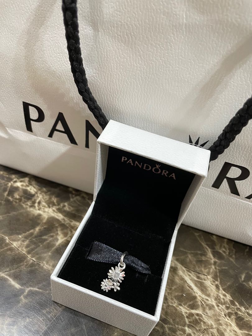 Pandora Daisy Flower Bouquet Dangle Charm Women s Fashion