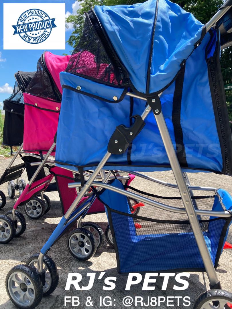 Pet stroller Dog cat strollers cage crate carrier Meowtech Litter Sand