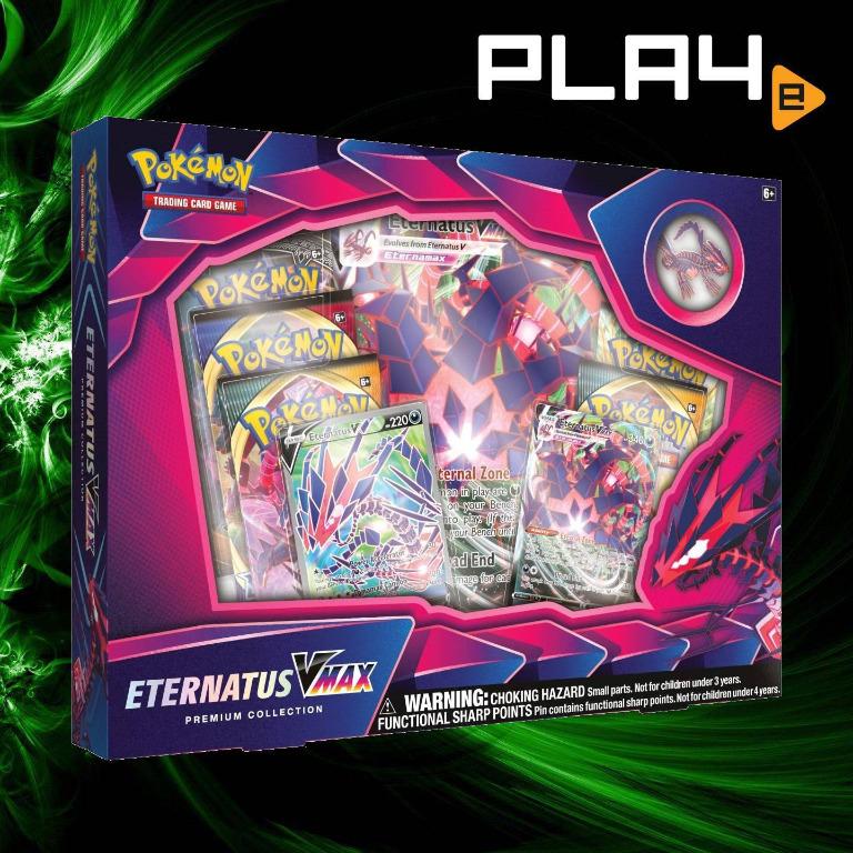 Pokemon TCG Eternatus VMAX Premium Collection Box BN, Hobbies & Toys, Toys  & Games on Carousell