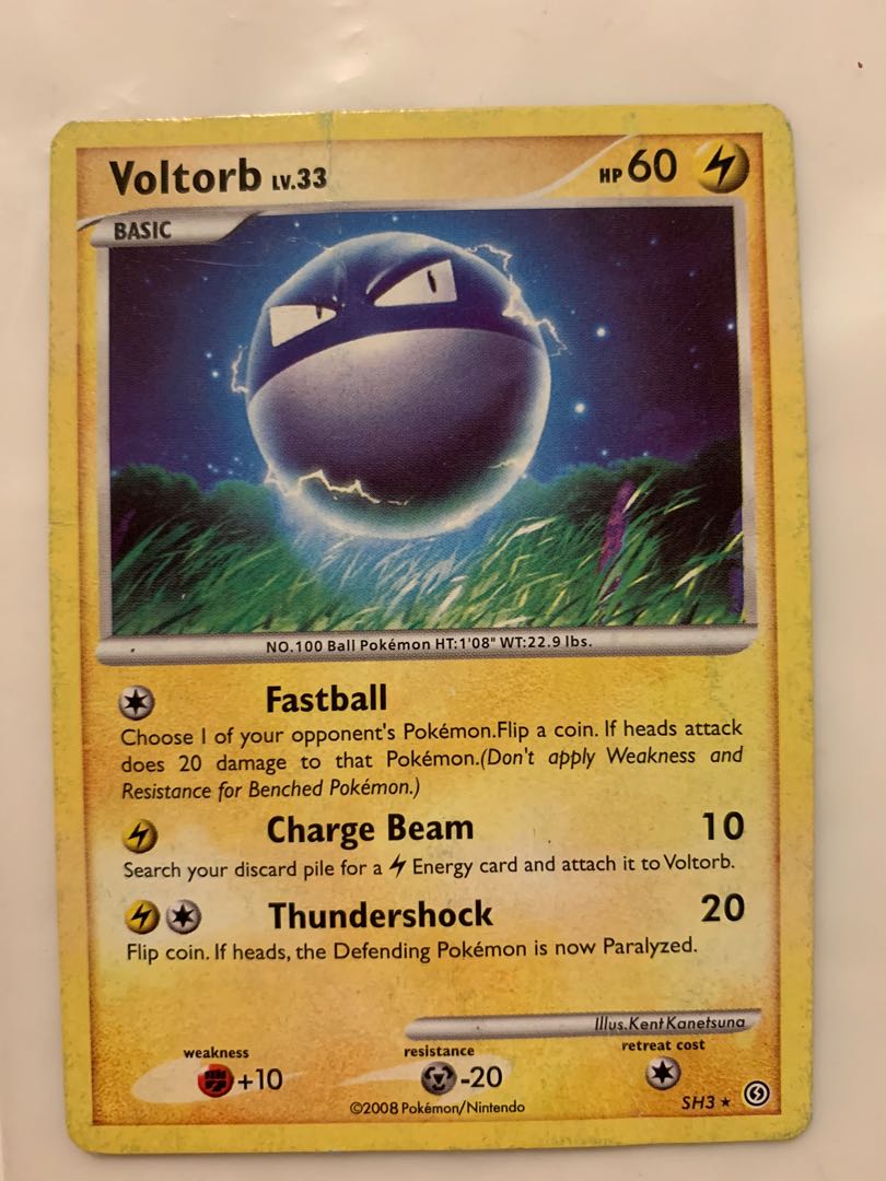Shiny Voltorb  Pokemon cards, Pokemon, My pokemon