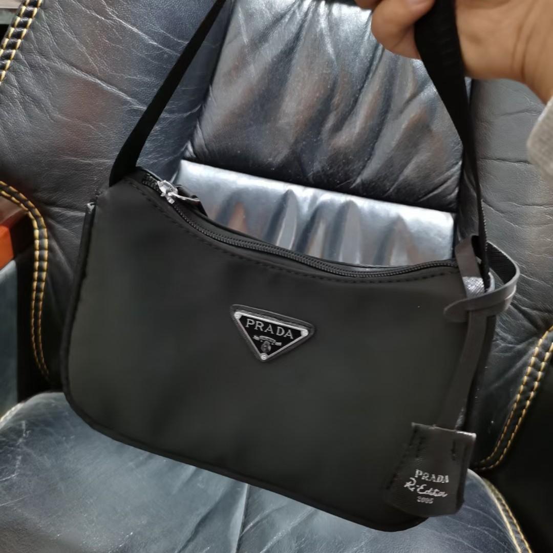 Prada nylon re-edition hobo bag pre-order, Luxury, Bags & Wallets on  Carousell