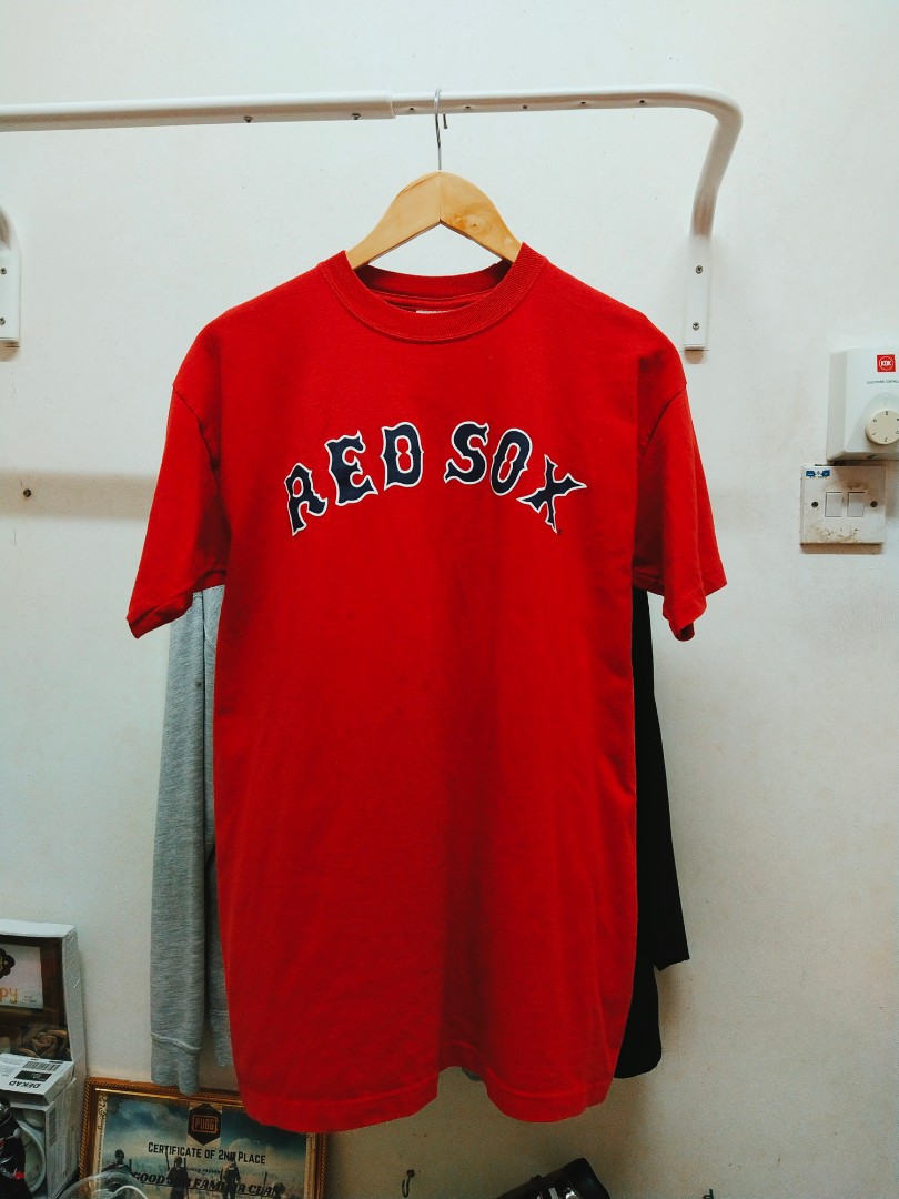 Red 100% Cotton Boston Red Sox T-Shirt Matsuzaka 18 Size XL