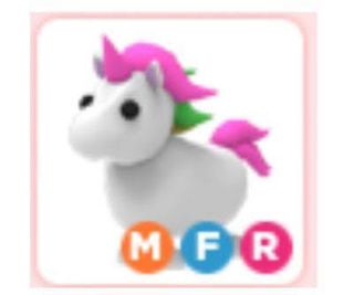 Roblox Adopt Me Legendary MFR Unicorn Mega Fly Ride, Video Gaming ...