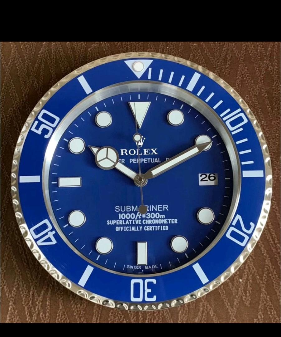 Wall clock rolex design outlet
