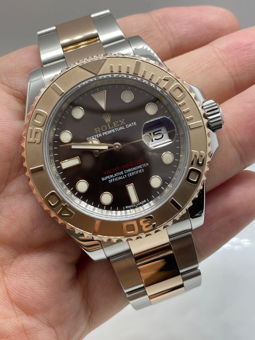Rolex Yacht Master Rose Gold, Men's 